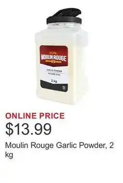 Costco Moulin Rouge Garlic Powder, 2 kg offer
