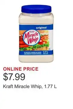 Costco Kraft Miracle Whip, 1.77 L offer