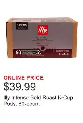 Costco Illy Intenso Bold Roast K-Cup Pods, 60-count offer