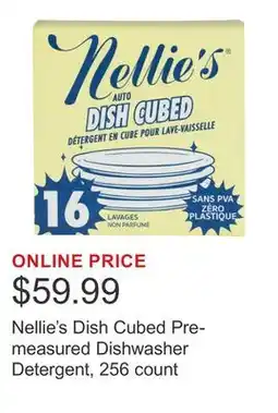 Costco Nellie's Dish Cubed Pre-measured Dishwasher Detergent, 256 count offer
