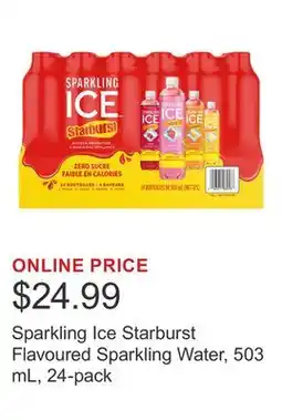 Costco Sparkling Ice Starburst Flavoured Sparkling Water, 503 mL, 24-pack offer