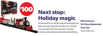 Real Canadian Superstore FAO Schwarz 30-Piece Motorized Train Set offer