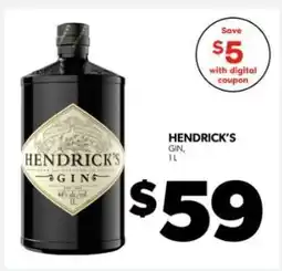 Real Canadian Liquorstore HENDRICK'S offer
