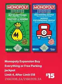 Real Canadian Superstore Monopoly Expansion Buy Everything or Free Parking Jackpot offer