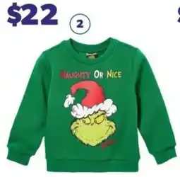 Real Canadian Superstore Toddler Grinch Graphic Sweatshirt offer