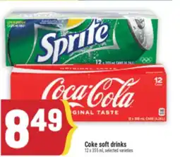 Marché Adonis Coke soft drinks offer