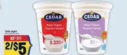 Marché Adonis Cedar yogurt offer