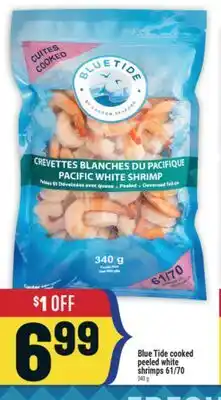 Marché Adonis Blue Tide cooked peeled white shrimps 61/70 offer