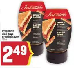 Marché Adonis IRRÉSISTIBLE AIOLI MAYO DRESSING SAUCE offer