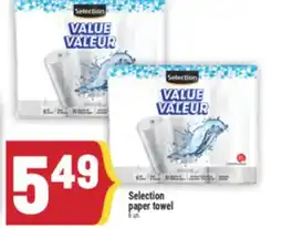 Marché Adonis Selection paper towel offer