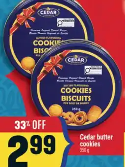 Marché Adonis Cedar butter cookies offer