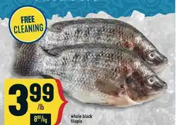 Marché Adonis WHOLE BLACK TILAPIA offer