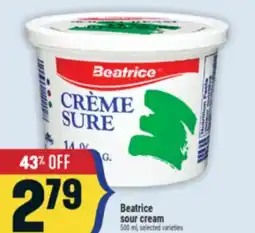 Marché Adonis Beatrice sour cream offer