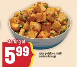 Marché Adonis SPICY POTATOES SMALL,MEDIUM & LARGE offer