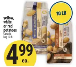 Marché Adonis Yellow, white or red potatoes offer
