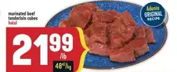 Marché Adonis MARINATED BEEF TENDERLOIN CUBES offer