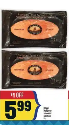 Marché Adonis Royal Harbour smoked salmon offer