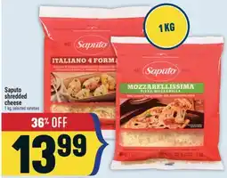 Marché Adonis Saputo shredded cheese offer