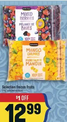 Marché Adonis Selection frozen fruits offer