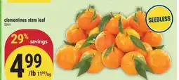 Marché Adonis clementines stem leaf offer