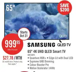The Brick SAMSUNG 65 Q8F QLED AI 4K UHD Smart Tizen OS TV (QN65Q8FAAFXZC) - 2025 Model 65 4K UHD QLED Smart TV offer