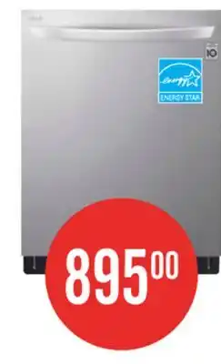 The Brick LG 24 46 dBA Built-In Top-Control Smart Dishwasher with QuadWash - Smudge Proof Stainless Steel - 
 offer