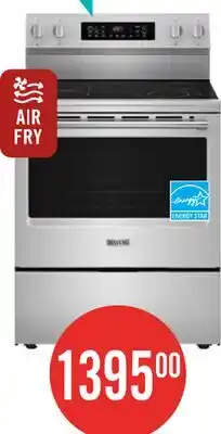 The Brick Maytag 30 5.3 Cu. Ft. Electric Range with No Preheat Air Fry - Stainless Steel - YMFES7030SZ offer