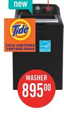 The Brick GE 5.3 Cu. Ft. Top Load Infusor Washer - Diamond Grey - GTW681BMRDG offer