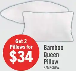 The Brick Masterguard Sleep-Rite Bamboo Queen Pillow offer