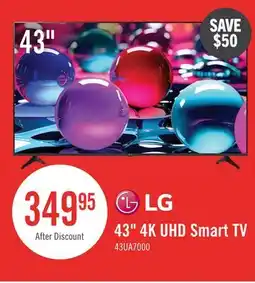 The Brick LG 43 UA7000 4K UHD Smart webOS TV (43UA7000PUB.ACC) 2025 Model offer