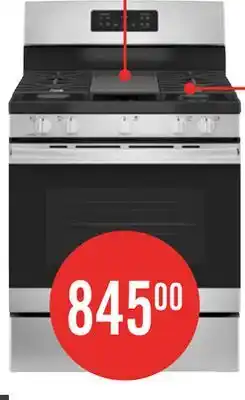 The Brick GE 5 Cu. Ft. Gas Range with Steam Clean and 5 Burners - Stainless Steel - JCGBS66SEKSS offer
