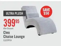 The Brick Cleo 26 Ultra Plush Faux Fur Fabric Chaise Lounge with Accent Pillow - Light Grey offer