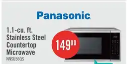 The Brick Panasonic 1.1 Cu. Ft Compact Microwave Oven Stainless Steel - NNSU56QSC offer