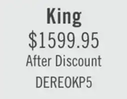 The Brick Derekson 5pc Bedroom Set with Panel Bed, Dresser & Mirror, Grey - King Size offer