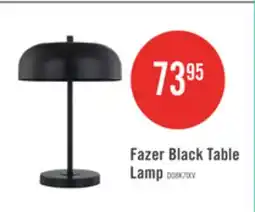 The Brick Fazer Black Table Lamp offer