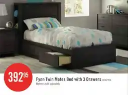 The Brick Fynn Twin Mates Bed With 3 Drawers - Grey Oak offer