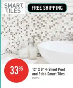 The Brick Smart Tiles Peel and Stick 4-Sheet 12 x 10 Backsplash - Minimo Noche offer