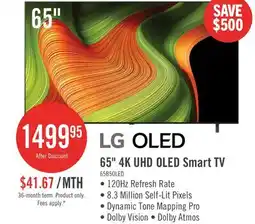 The Brick LG 65 B5 OLED 4K UHD evo AI Smart webOS TV (OLED65B5PUA.ACC) - 2025 Model offer