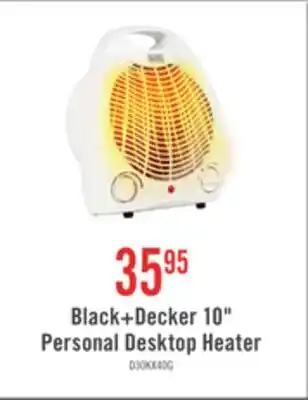 The Brick Black+Decker 10 Personal Desktop Heater offer