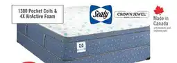 The Brick Sealy Posturepedic Luxury Crown Jewel Resort Mykonos Eurotop Queen Mattress offer