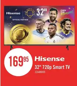 The Brick HISENSE 32 A4N LED HD Ready Smart VIDAA TV (32A4NV) offer