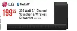 The Brick LG 2.1 CH Bluetooth Dolby Digital Soundbar with Wireless Subwoofer (S40T.DCANLLK) offer