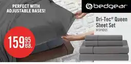 The Brick BEDGEAR Dri-Tec 4-Piece Queen Sheet Set - Grey offer