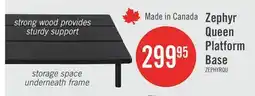The Brick Zephyr Queen Platform Base offer