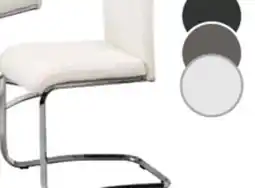 The Brick Tuxedo Dining Chair with Vegan-Leather Fabric, Metal - White offer