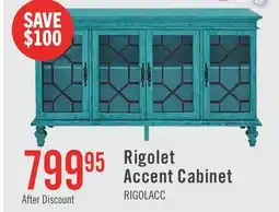 The Brick Rigolet 60 4-Door Accent Cabinet - Blue offer
