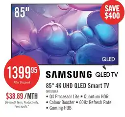 The Brick SAMSUNG 85 Q6F QLED Vision AI 4K UHD Smart Tizen OS TV (QN85Q6FAAFXZC) - 2025 Model offer