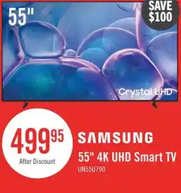 The Brick SAMSUNG 55 U7900F Crystal UHD 4K Smart Tizen OS TV (UN55U7900FFXZC) - 2025 Model offer