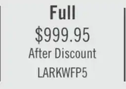 The Brick Lark 5pc Bedroom Set with Panel Bed, Dresser & Mirror, Rustic White - Full Size offer