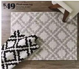 Giant Tiger Plush area rug offer